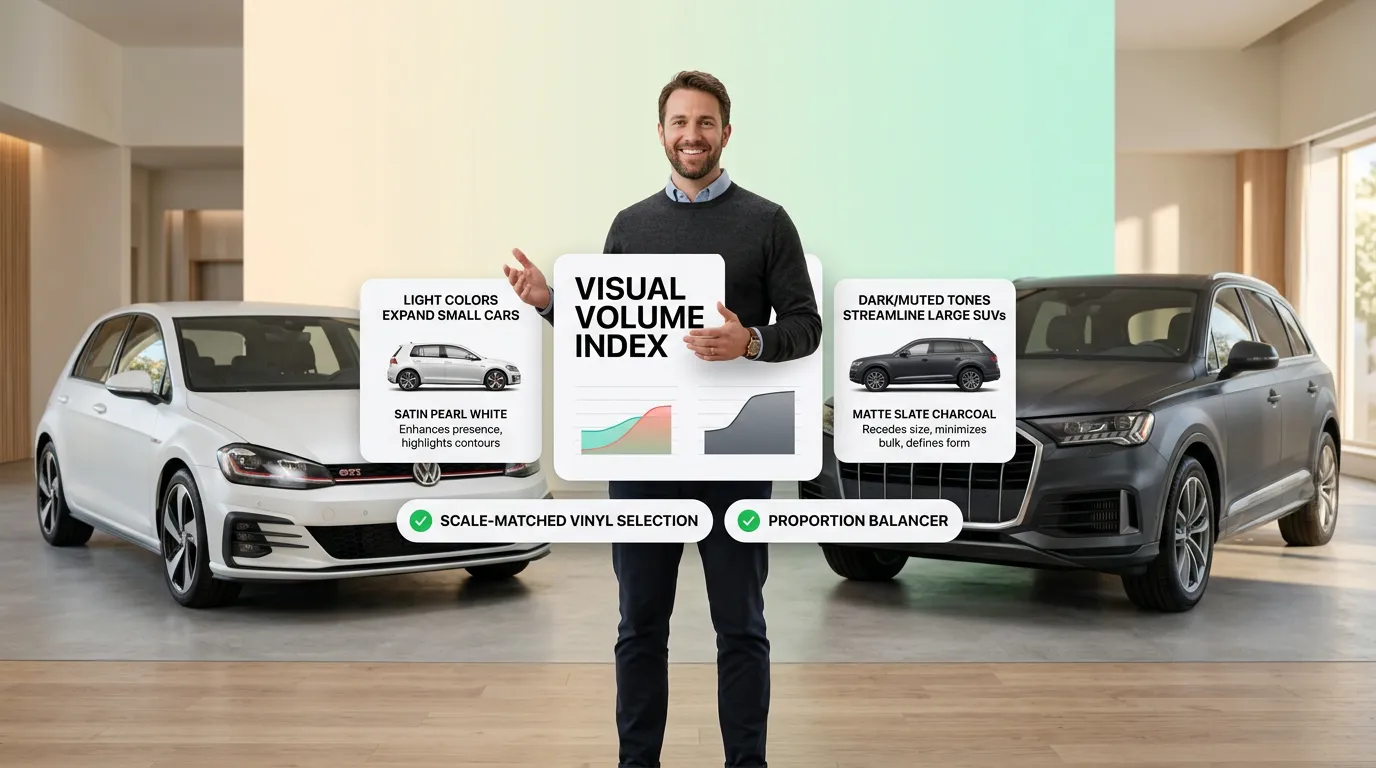 Car Wrap Color and Car Size: Make Your Vehicle Look Bigger or Smaller