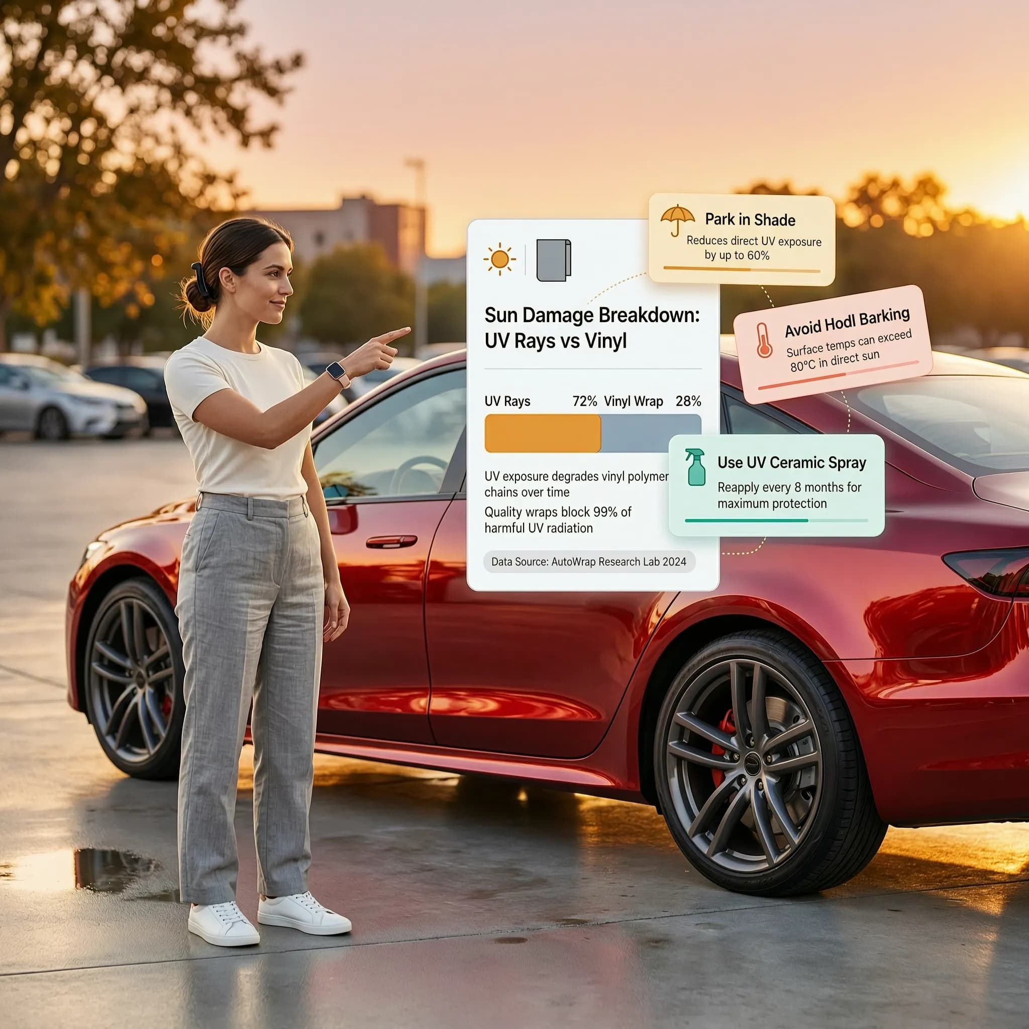 Can Sun Damage a Car Wrap? Before You Leave It Outside